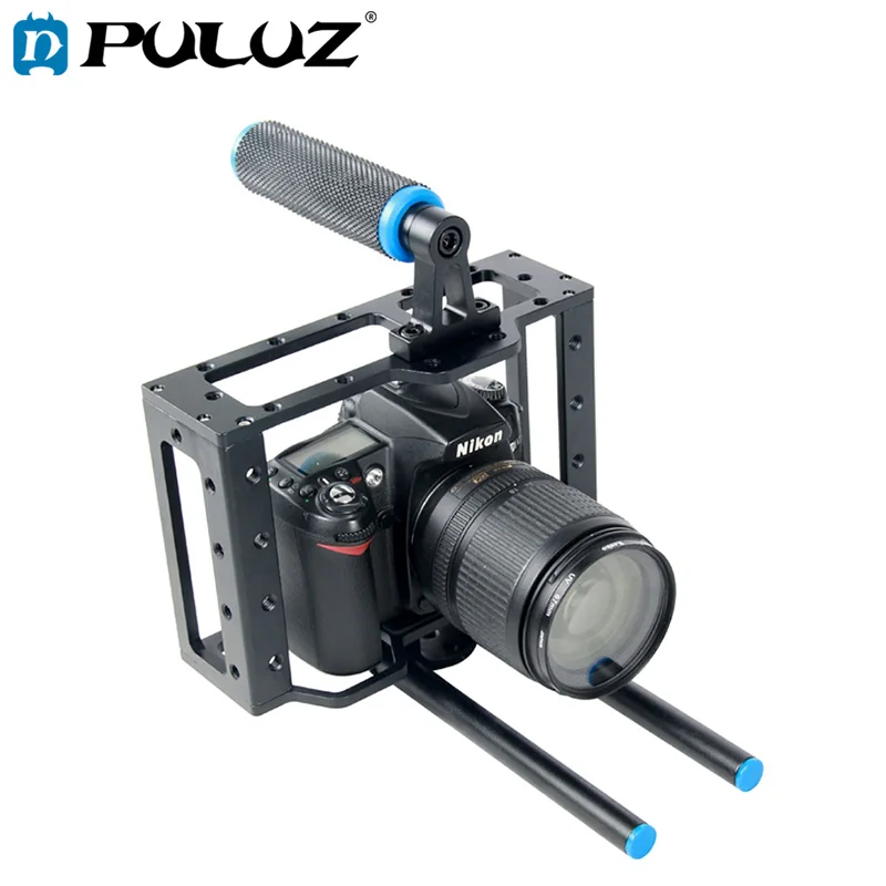 

PULUZ YLG0107E Protective DSLR Camera Cage Stabilizer Handle Video Stabilizer Steadicam / Top Handle Set (Black)