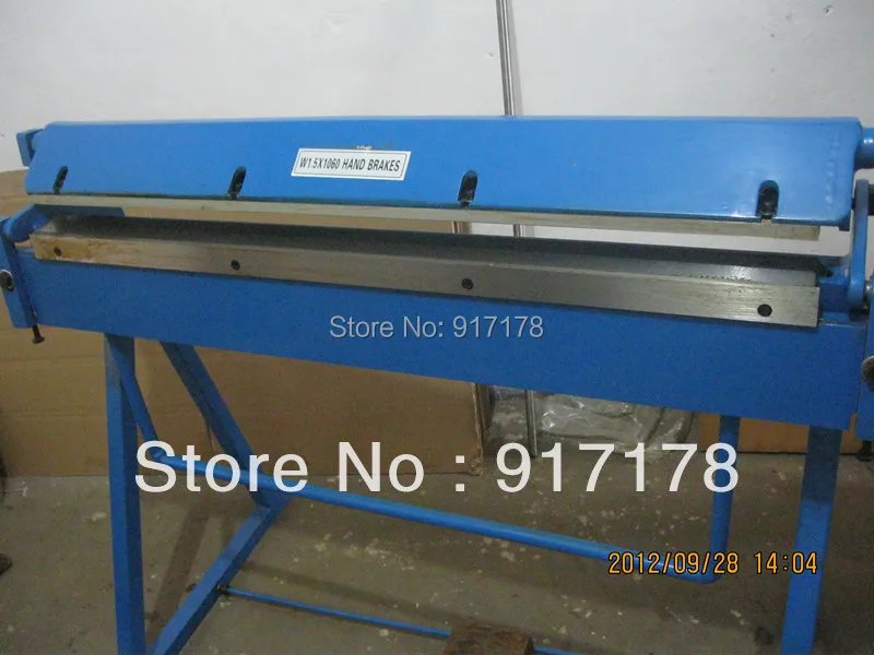 

1.2*1060 hand brake manual operation bending machine folder machinery tools