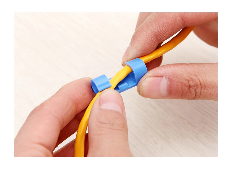 Скрепленная проволокой Self-клейкий провод кабель фиксирующий Зажим линейной карты сетевой кабель офисный Органайзер кабель для передачи
