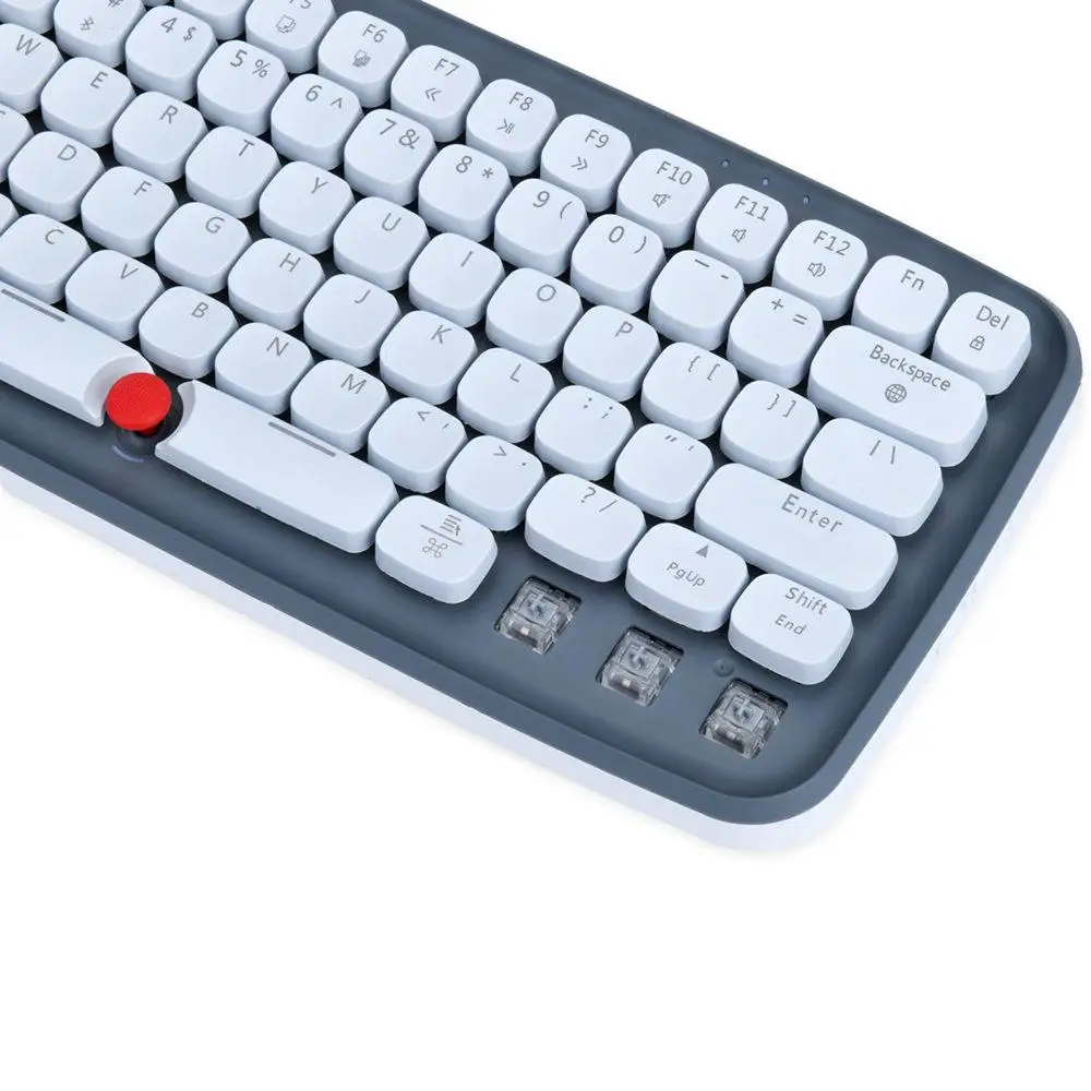 Ajazz ZERO Bluetooth беспроводной Двухрежимная механическая клавиатура 79 ключ RGB