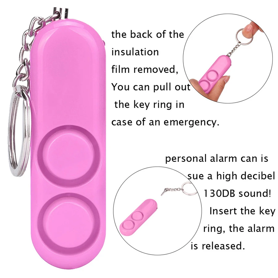 Anti rape Device Alarm Loud Alert Attack Panic Safety Personal Security