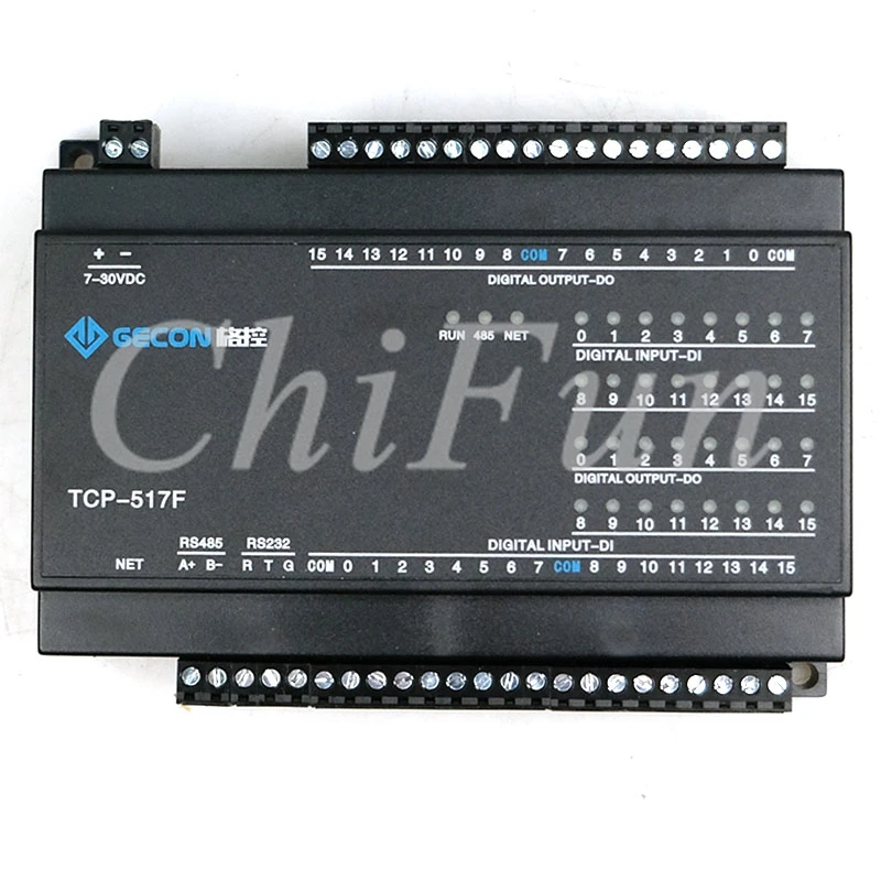 Изоляция выхода транзистора 16Do 16di цифровой вход Ethernet MODBUS связь с индикатором |