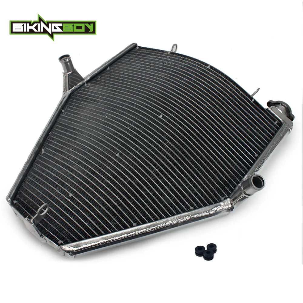 

BIKINGBOY for Yamaha YZF R1 15 16 17 18 19 Engine Radiator Large Performance Racing Cooling Water Cooler With Guard Safety Net