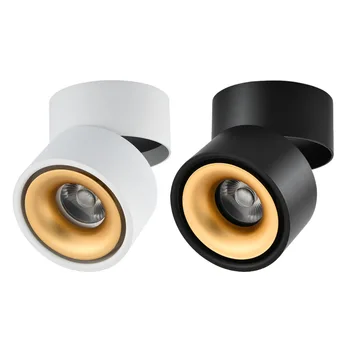 

7W//10W/12W/15W LED Surface Mounted Ceiling Lamp Foldable 85-265V input 360 Degree Rotatable COB Background Spot Light