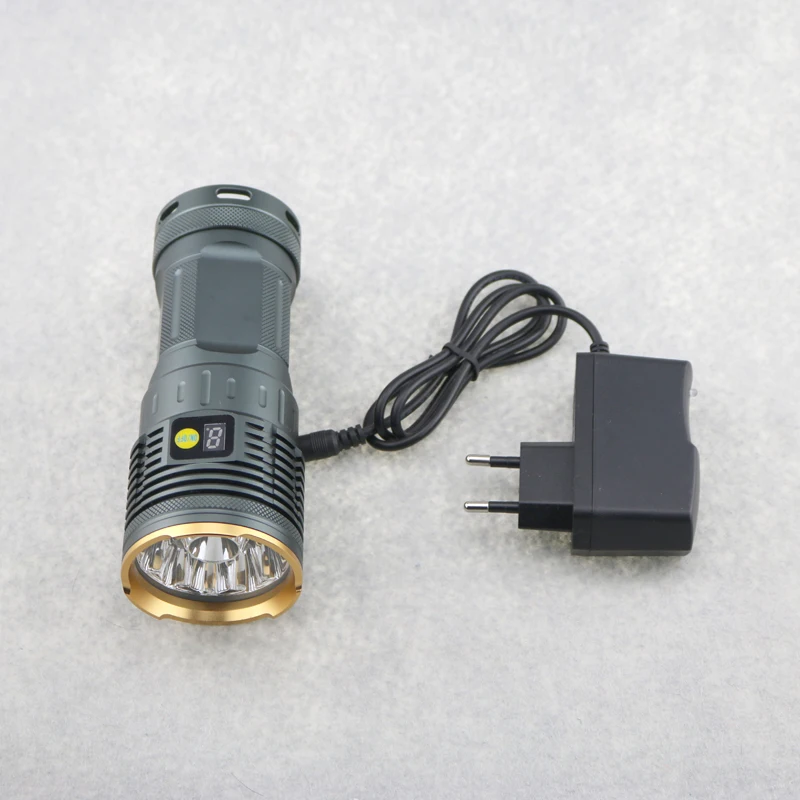 120 Вт Водонепроницаемый 24000 люмен 12T6 светодиодный охотничий фонарик 12x Cree XML T6