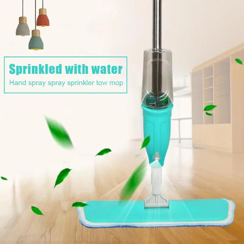 

Spray Mop Water Spraying Floor Cleaner Tiles Marble Kitchen Micro Fibre 360 Rotating Swab Cleaning Tool