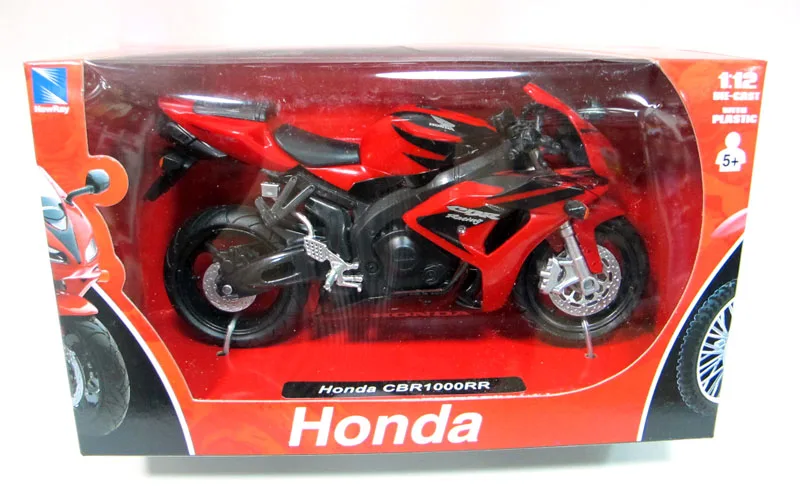 NEWRAY 1/12 масштаб модель мотоцикла HONDA CBR1000RR литая под давлением металлическая модель мотоцикла Игрушка для коллекции, подарок, дети