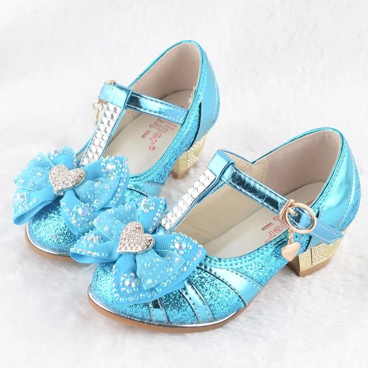 Summer 2018 Children Princess Sandals Kids Girls Wedding Shoes High ...