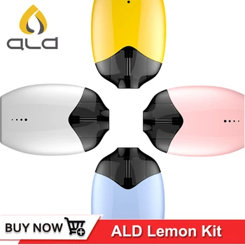 

Original ALD AMAZE Lemon kit 520mah Battery 3ML Cartridge Replacement Pod 1.0ohm ceramic coil Electronic Cigarette Vaporizer