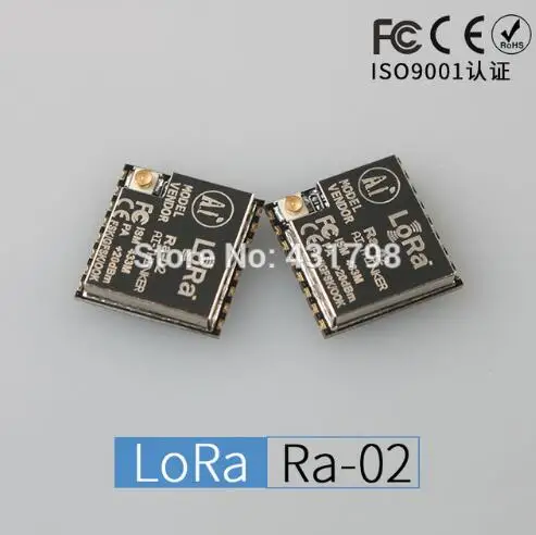 LoRa Series Ra-02/широкодиапазонный беспроводной модуль/фотолампа/433M/RF Chip SX1278 |