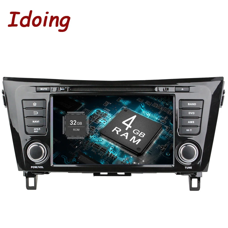 Автомобильный dvd плеер Idoing 2Din 8 дюймов Android 0 подходит для Nissan qashqai/X Trail 2014 gps