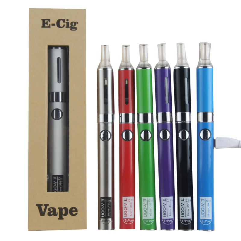 Оригинальный UGO-V UGO V II MT3 Vape Kit 650mAH 900mAH аккумулятор встроенный набор для
