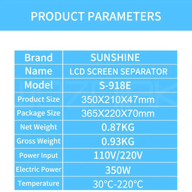 Mobile phone lcd screen repair kits separating