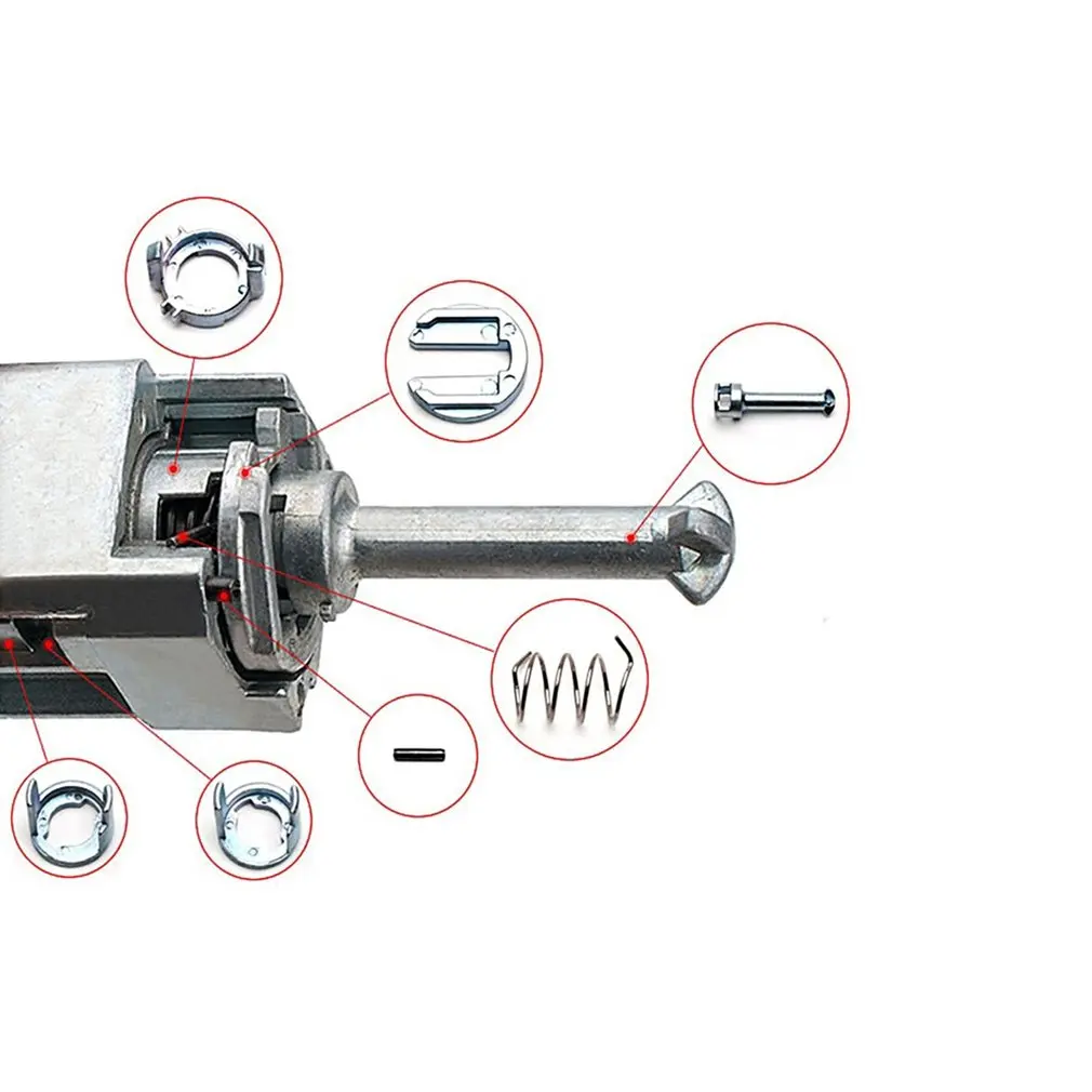 7 в 1 Многофункциональный дверной замок цилиндр баррель-Ремонтный комплект для BMW E46 3 серии 323 325 328 330 M3