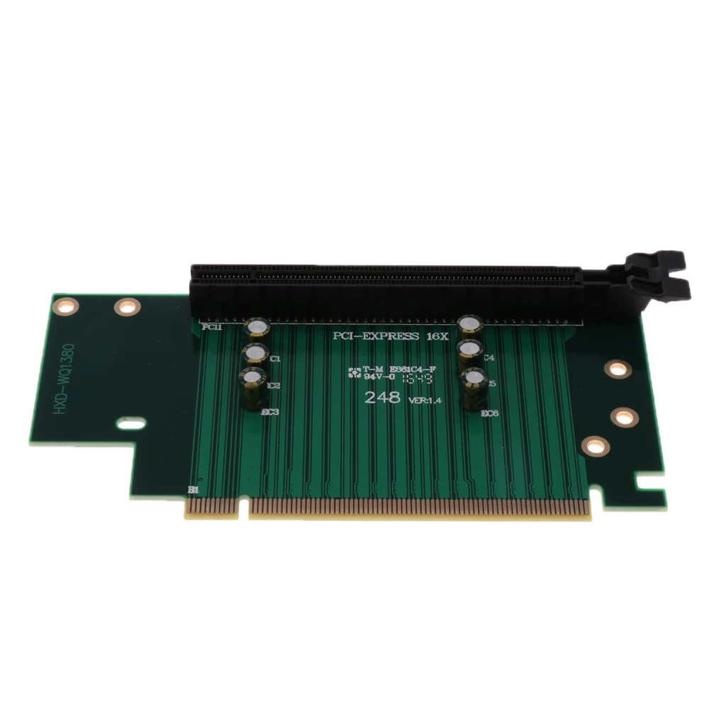 1Piece Horizontal Graphics Adapter Card PCIE X16 Matherboard Server Card