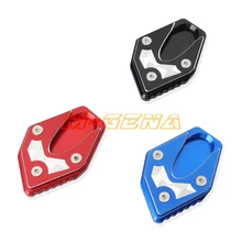 Motorcycl CNC Pontapé Kickstand Descanso Lateral Cheirava a Extensão Do Pé Pad Placa Para Suzuki Inazuma 2011-2015 GSX250 GW250 GSX250R DL250