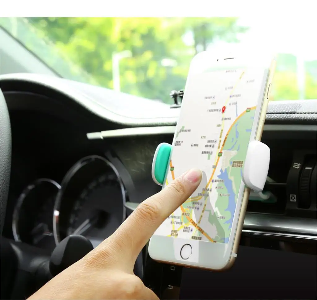 Baseus Автомобильный держатель для телефона для iPhone 7 6, поддержка телефона Voiture, 360 градусов, держатель для мобильного телефона, держатель на вентиляционное отверстие автомобиля, держатель, подставка