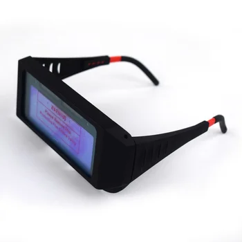 

Solar Powered Auto Darkening Welding Mask Helmet Eye Goggle Welding Glasses Arc Automatic head changing glasses