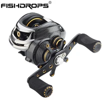 FISHDROPS LB200 катушка для наживки 18 шариковых подшипников рыболовная ловля басов левша правая рука Приманка литье