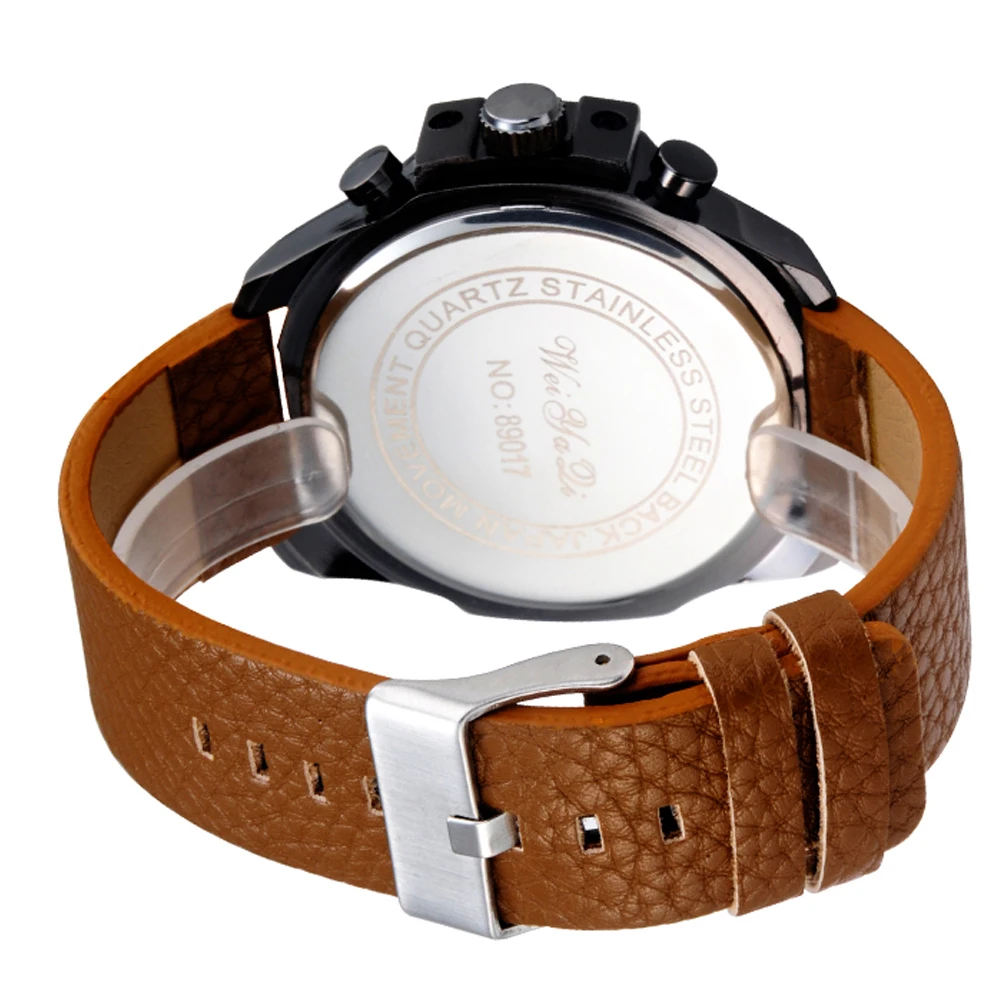 top luxury brand weiyaqi quartz watches for men dz style military watch free shipping (3)
