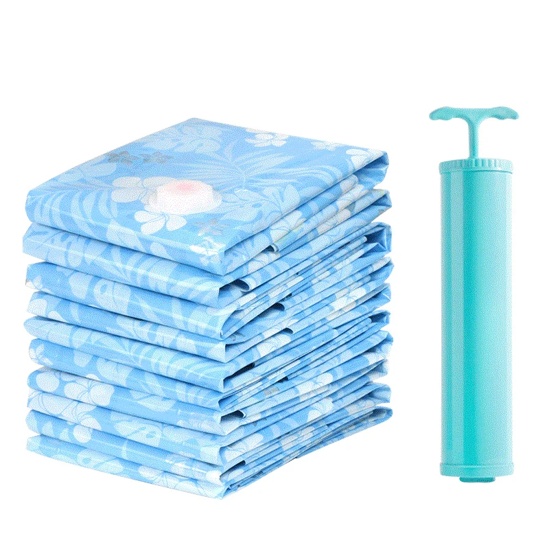 11pcs Set Vacuum Bags For Clothes Clothing Storage Bag Compressed Blanket Quilt Closet Wardrobe