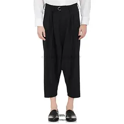 27-44! Большой классические брюки Штаны для мужчин 2018 самодельные и оригинальный дизайн мужские свободные повседневные штаны show мужские