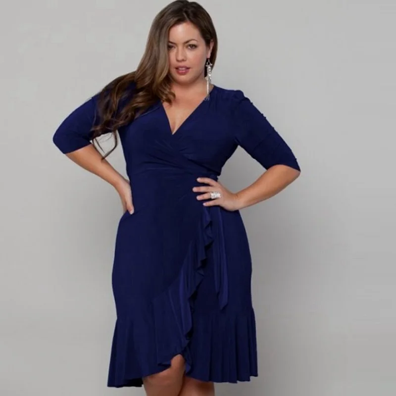 summer women's dresses plus size clothing women party dress xl 6xl size