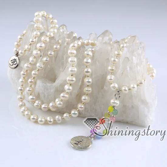 

baroque freshwater pearl necklace hindu prayer beads 108 buddhist prayer beads mala bead necklace long boho necklace freshwater