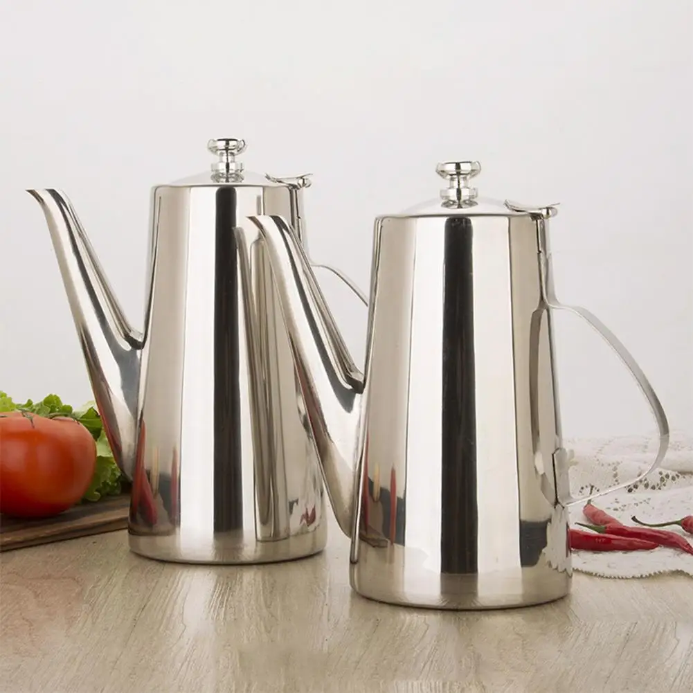

New arrival 1.5/2L Stainless Steel Long Mouth Water Coffee Teapot Kettle Home Kitchen Tool drop shipping