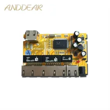 OEM/ODM RTL8367 6 портов 10/100/1000 Мбит/с гигабитный модуль-коммутатор PCB Промышленный Коммутатор модуль сетевой коммутатор