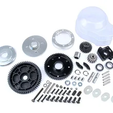 2 скорости металлическими шестернями и высоким крутящим комплект передачи для 1/5 HPI Rovan km BAJA 5B 5 T 5SC RC автомобильная часть