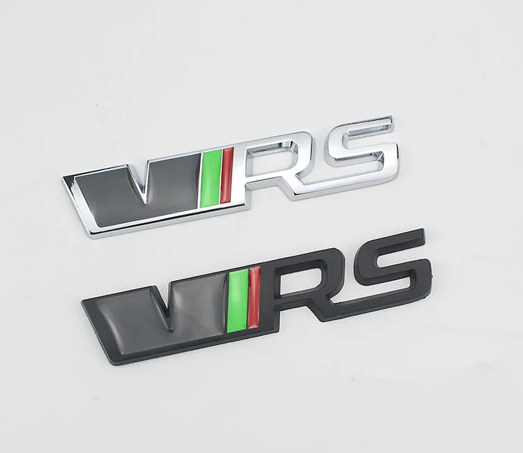 Автомобильная VRS логотип эмблема на крыло Задняя наклейка для Skoda Octavia A7 A5 2 3 Fabia Karoq