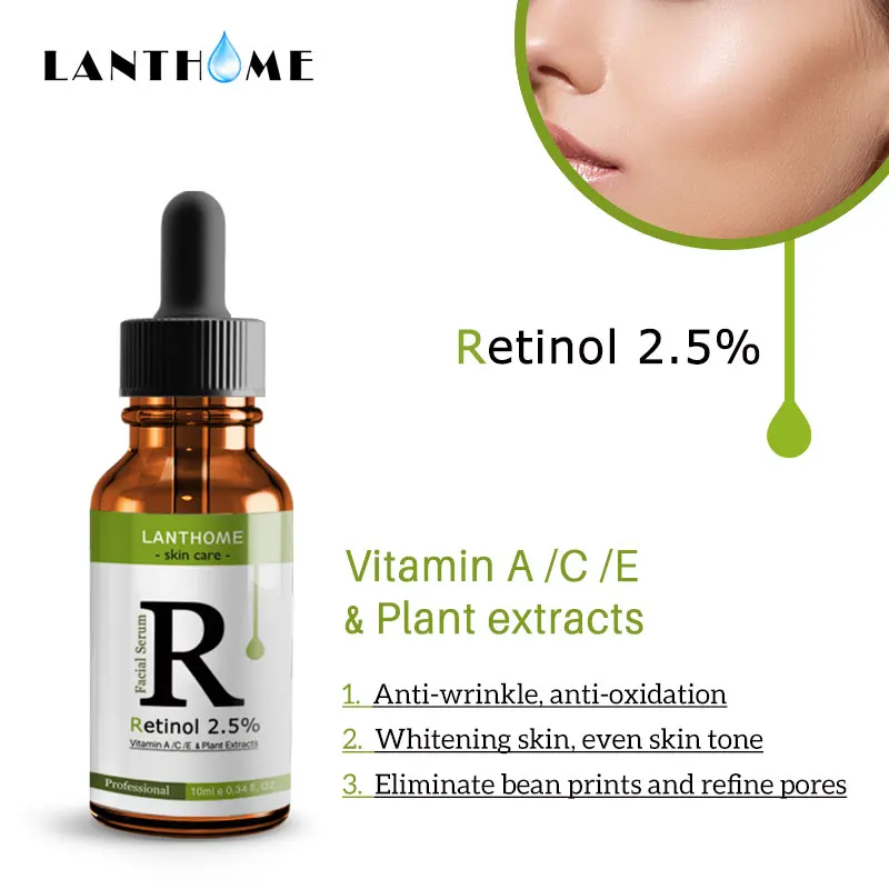 Сыворотка для лица Retinol 10 мл vitaminco сыворотка устойчивое восстановление кожи против морщин против акне уход за кожей с сывороткой