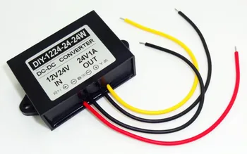 

Converter DC 12V 24V Turn 24V 1A Power Supply DC DC 24V Turn 24V 1A 24W Automatically Boost Buck Power Module Voltage Regulator