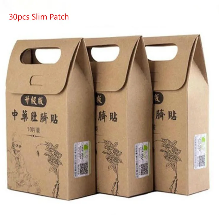 

30PCS Weight Loss Slimming Diets Chinese Medicine Slim Patch Pads Adhesive Sheet Lost Weight Face Lift Tools