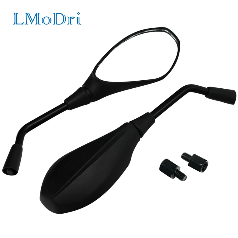 

LMoDri Motorcycle Mirror Motorbike Scooter Rear View Mirrors 10mm 8mm For Honda Suzuki Refit Back Side Mirror 2PCs/lot