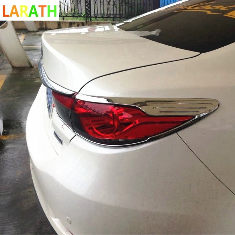 CHROME REAR TAILLIGHT TAIL LIGHT LAMP COVER FOR MAZDA 6 ATENZA M6 2014
