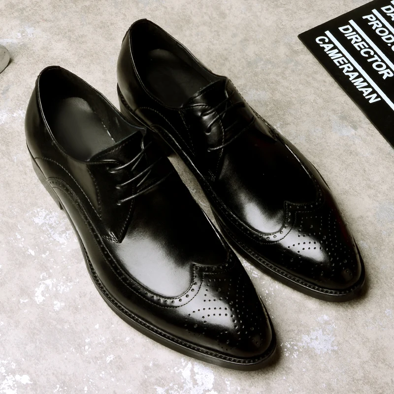 Cuir Chaussures En D'affaires Pointu Dentelle wine up Hommes Oxford Formelle Causal Bout Classique Homme Respirant Black Robe q1dIWnUBwB