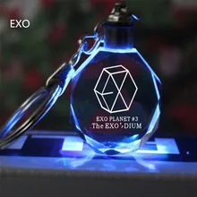 Kpop брелок EXO GOT7 DIY светодиодный брелок с кристаллами Bangtan для мальчиков кольцо для ключей крылья KPOP аксессуары для фанатов подарок