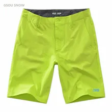 Gsou зимние летние Брендовые мужские пляжные шорты высокого качества пляжные шорты быстросохнущие купальники мужские фитнес бегун тренировочные штаны