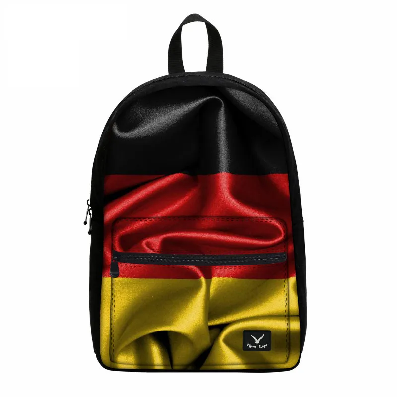 VEEVANV 2019 Country Flags Printing Backpacks Children Canvas Backpacks