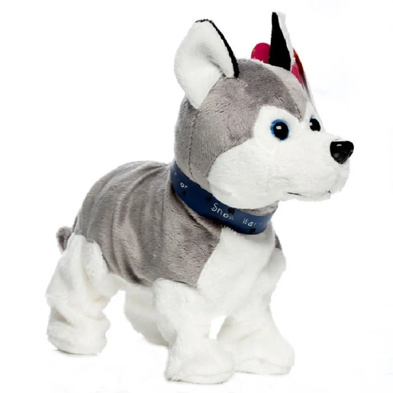 Дропшиппинг 30 см Звуковое управление Интерактивная собака Электронная ходьба щенок собака с голосовым управлением умный питомец может