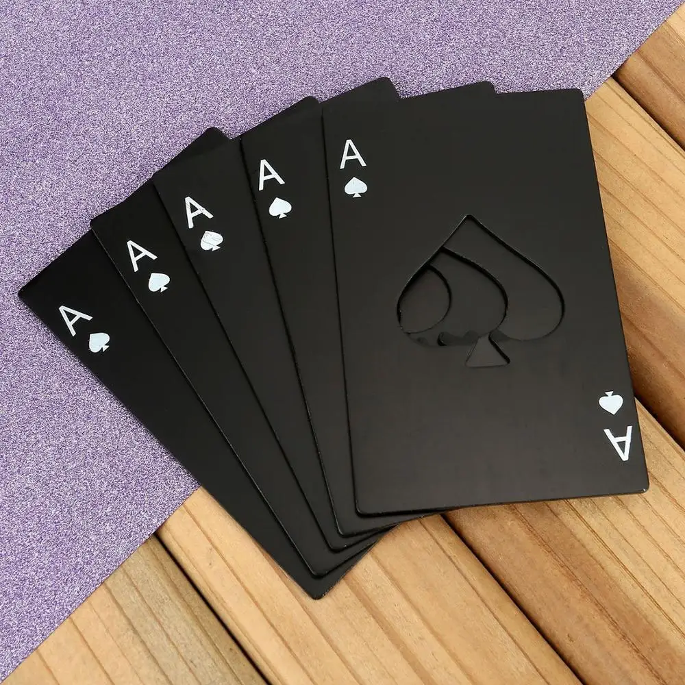 

5PCS Groomsmen gift poker card bottle opener present for best man wedding favor and gifts for guests marriage supply