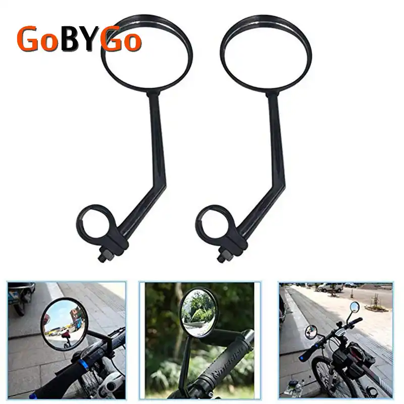Велосипедные зеркала заднего вида GoByGo, 18-22 мм, вращение на 360 градусов, для горных и дорожных велосипедов Велосипедные зеркала заднего вида GoByGo, 18-22 мм, вращение на 360 градусов, для горных и дорожных велосипедов