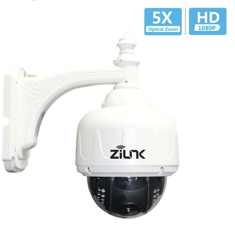 

ZILNK High Speed Dome IP Camera HD 1080P Outdoor PTZ 2.7-13.5mm Auto-focus Waterproof CCTV Security Wifi Wireless Camera Onvif