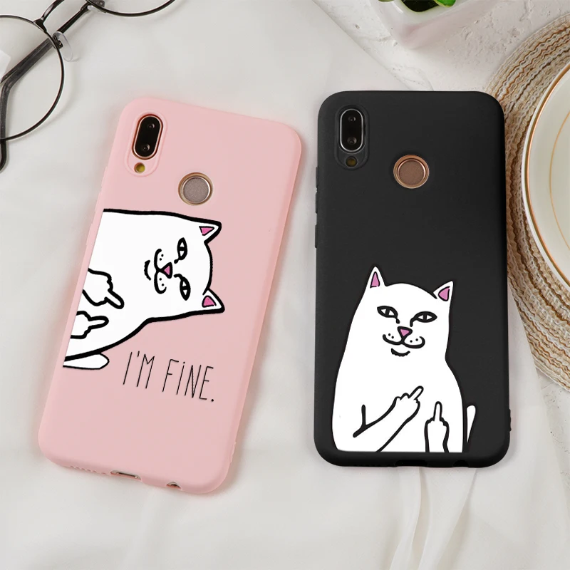 

Pink Matte Case For Huawei Honor 20i 10i 8X 7X 8 9 10 Lite View 20 Play Mate 20 10 Lite Pro Nova 2i 2 Lite 3 3i 3e 4 4e TPU Capa
