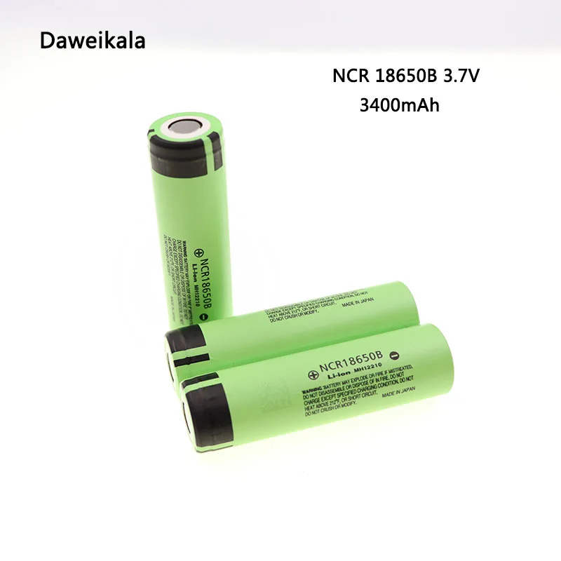 Daweikala для NCR18650B 3,7 V 3400mAh аккумулятор 18650 ricaricabile литий-ионный аккумулятор+ зарядное устройство