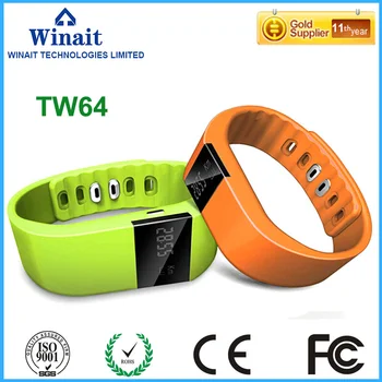 

Winait clock display TW64 smart bracelet with Sleep Management Time Display sedentary reminder
