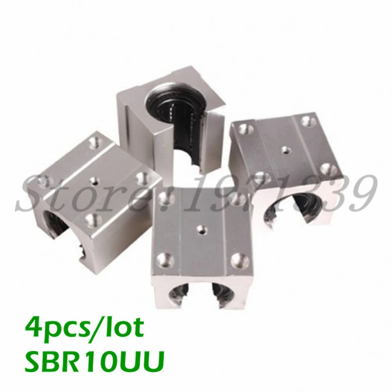 4 шт./лот SBR10UU 10 мм линейный подшипник блок ЧПУ Бесплатная доставка|cnc bearing block|linear