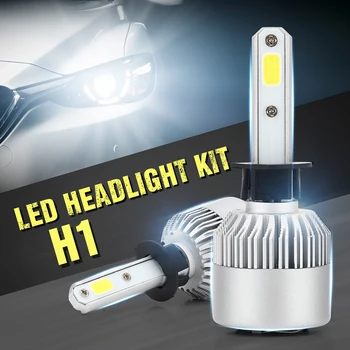 

2pc H1 LED Car Lights 9005 H4 H7 H9 HB1 HB3 Car Headlight Lamp Bulb 9006 880 LED Light 8000LM 6500K headlamp fog light LF-H4